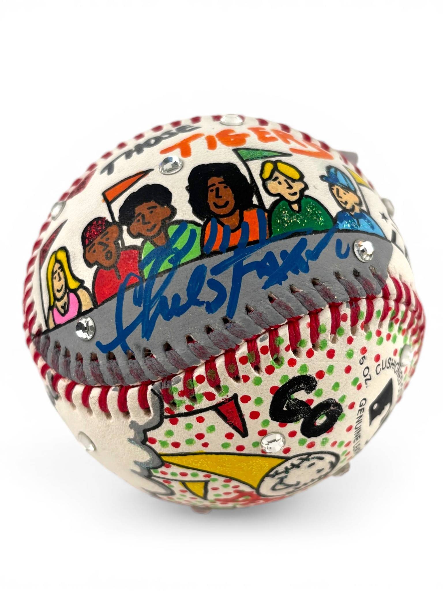 Charles Fazzino Detroit Tigers Pop Art Baseball (1 of 10)