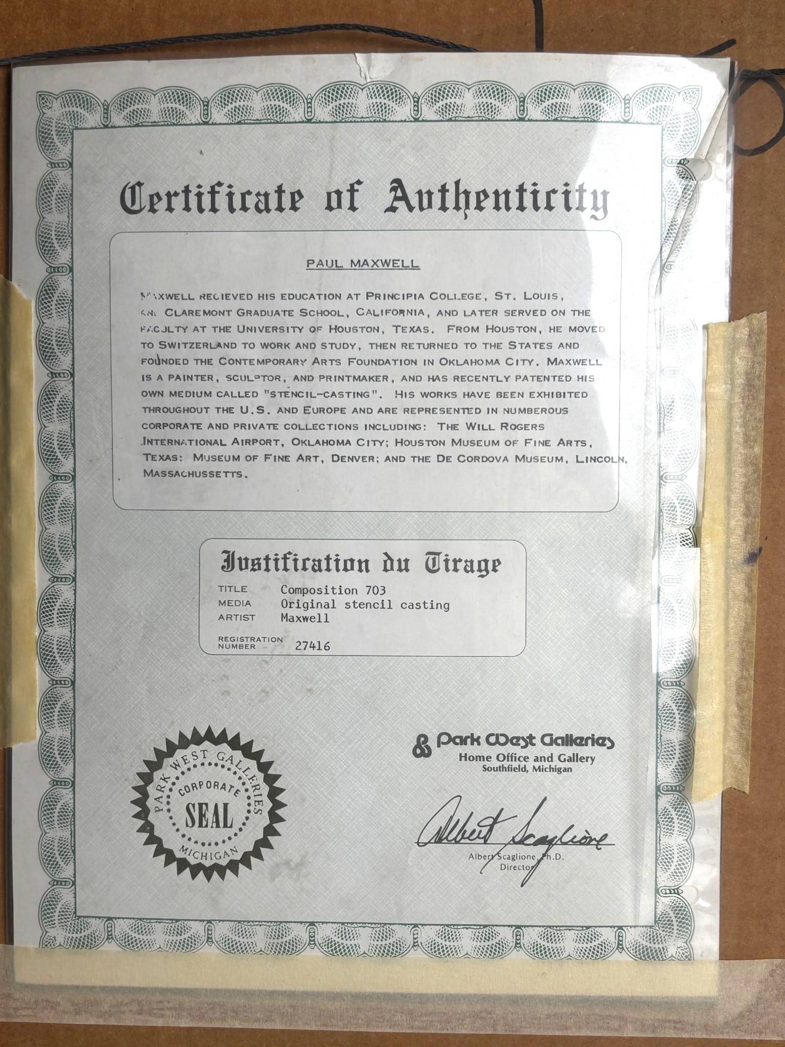 Paul Maxwell Composition 703 - 7