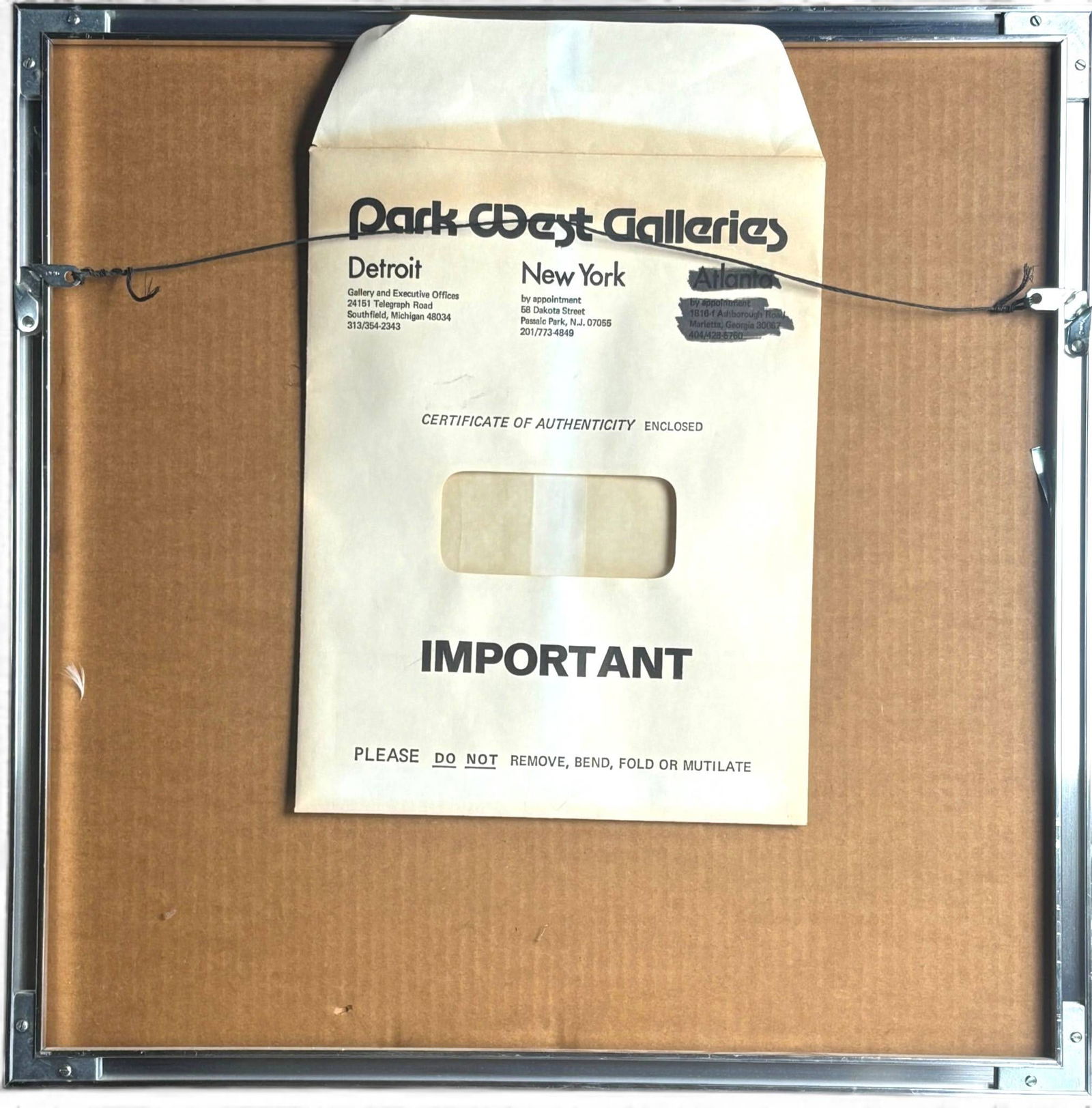 Paul Maxwell Composition 700 with COA - 8