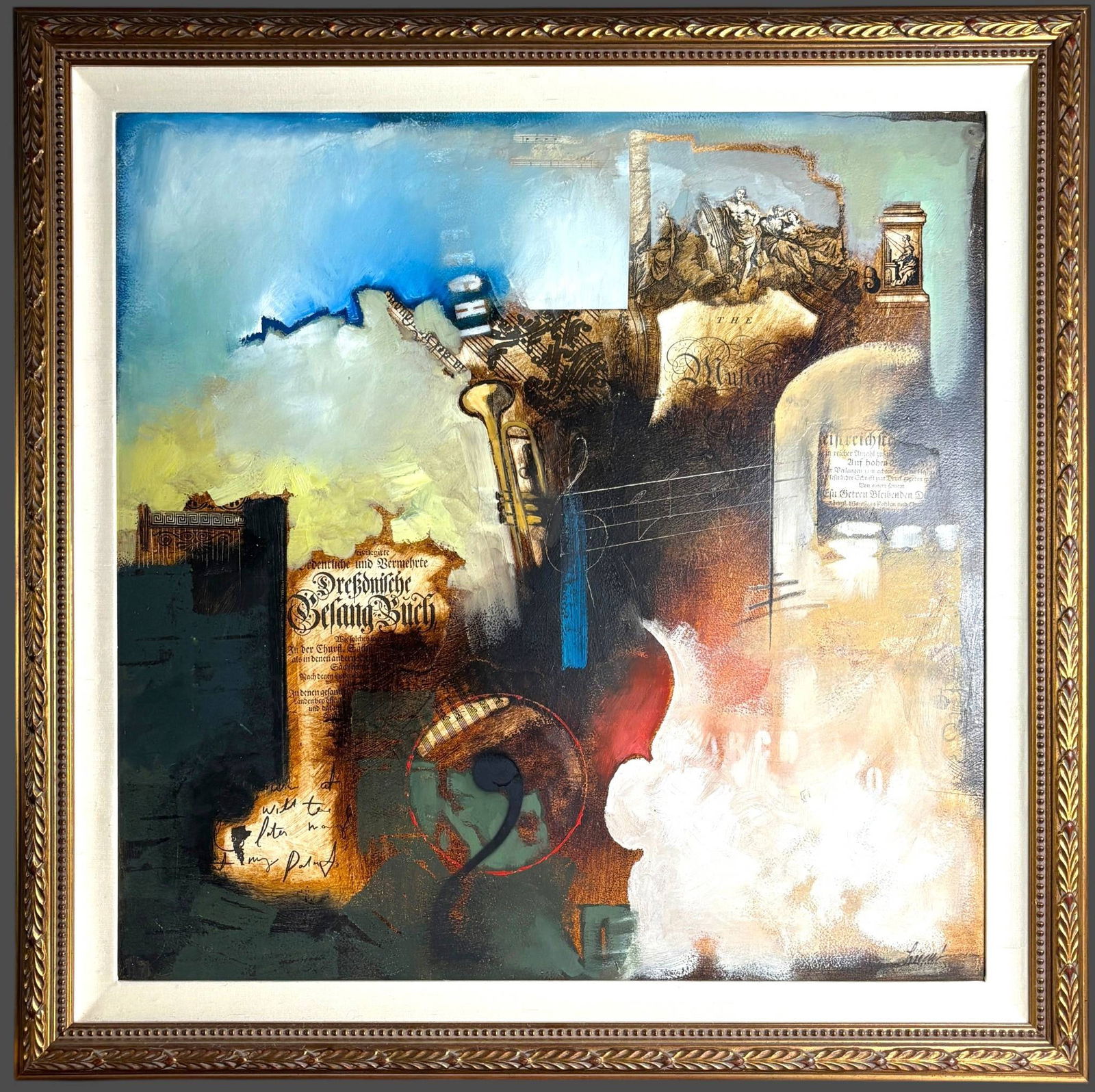 Original Media Painting by Babek Emanuel in Gilded Frame (1 of 11)