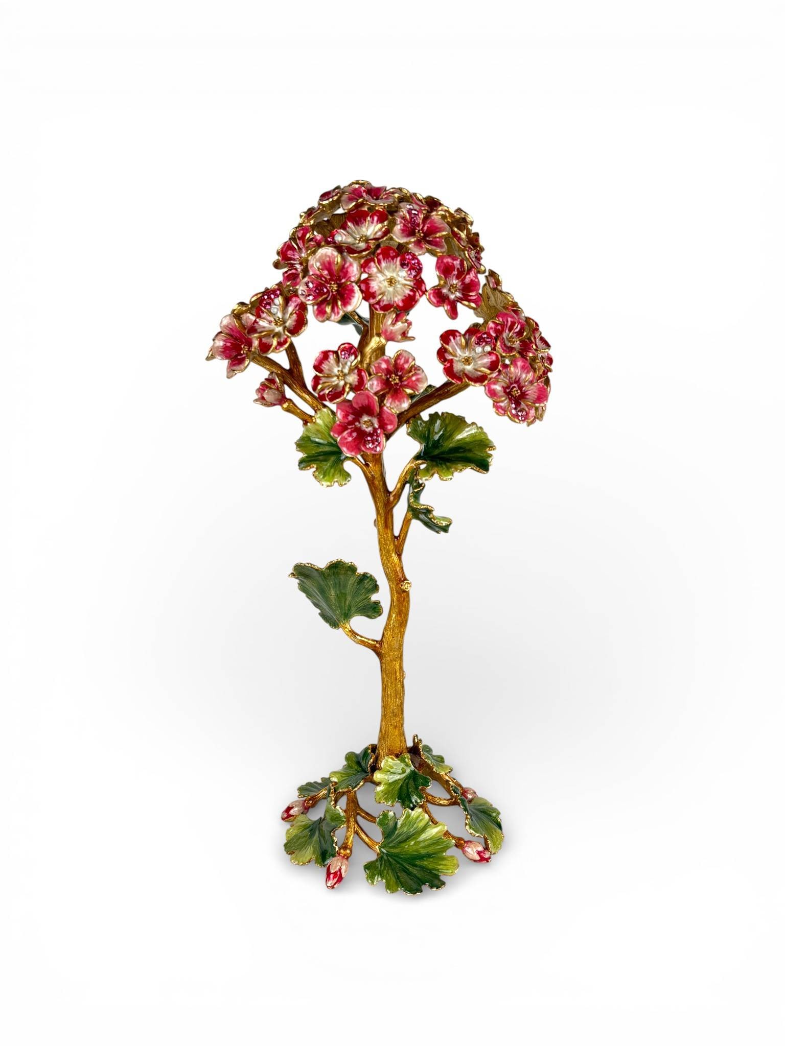 Jay Strongwater Thea Geranium Flower Objet in Original Box (1 of 12)