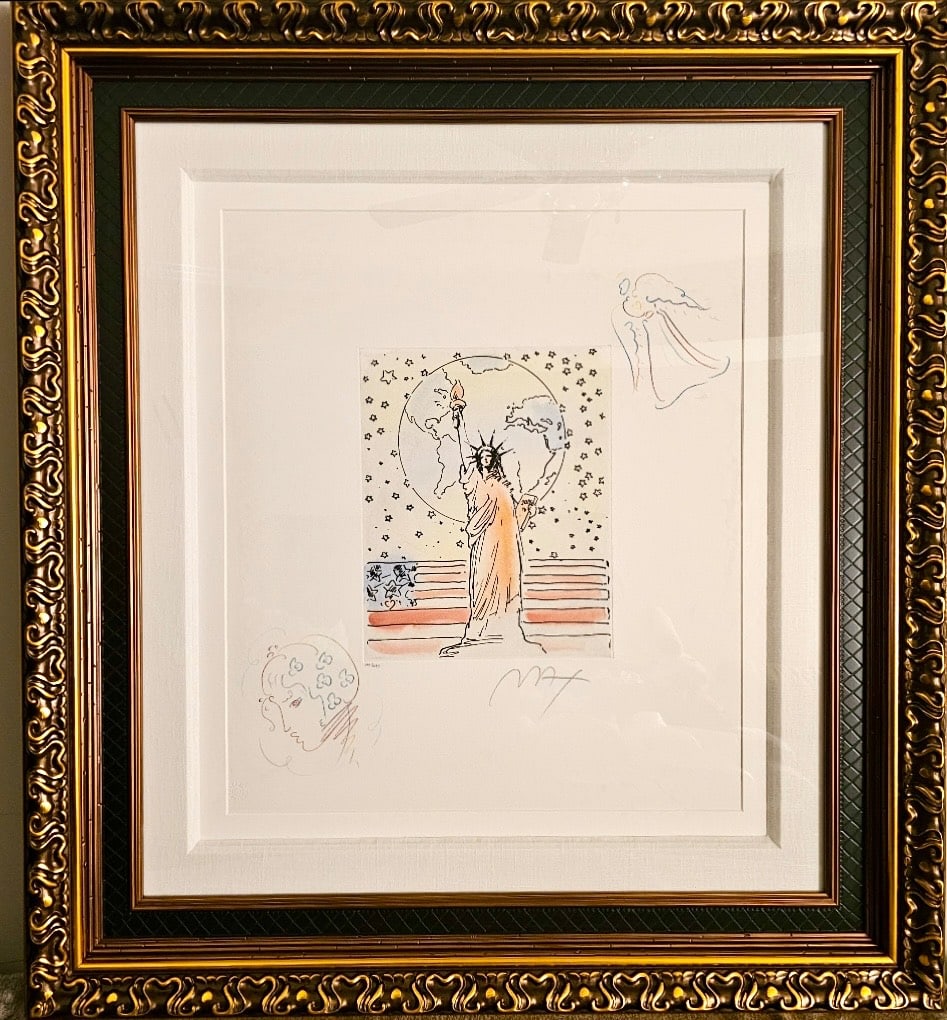 Peter Max Peace On Earth I Limited Edition Etching United we Stand (1 of 7)