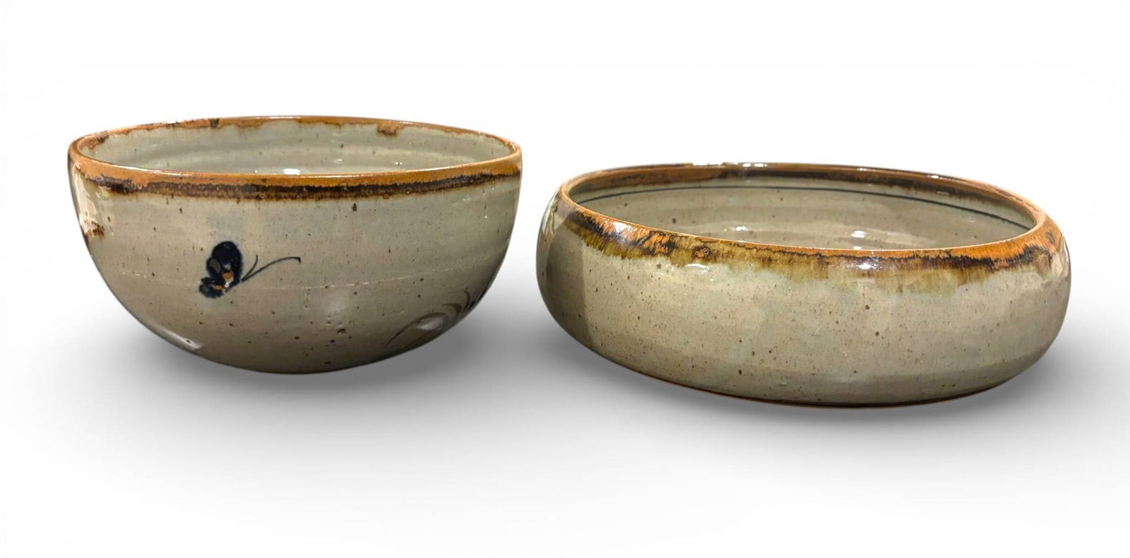 Mexiacan Ceramic Bowls with Floral and Botanical Motif (1 of 11)