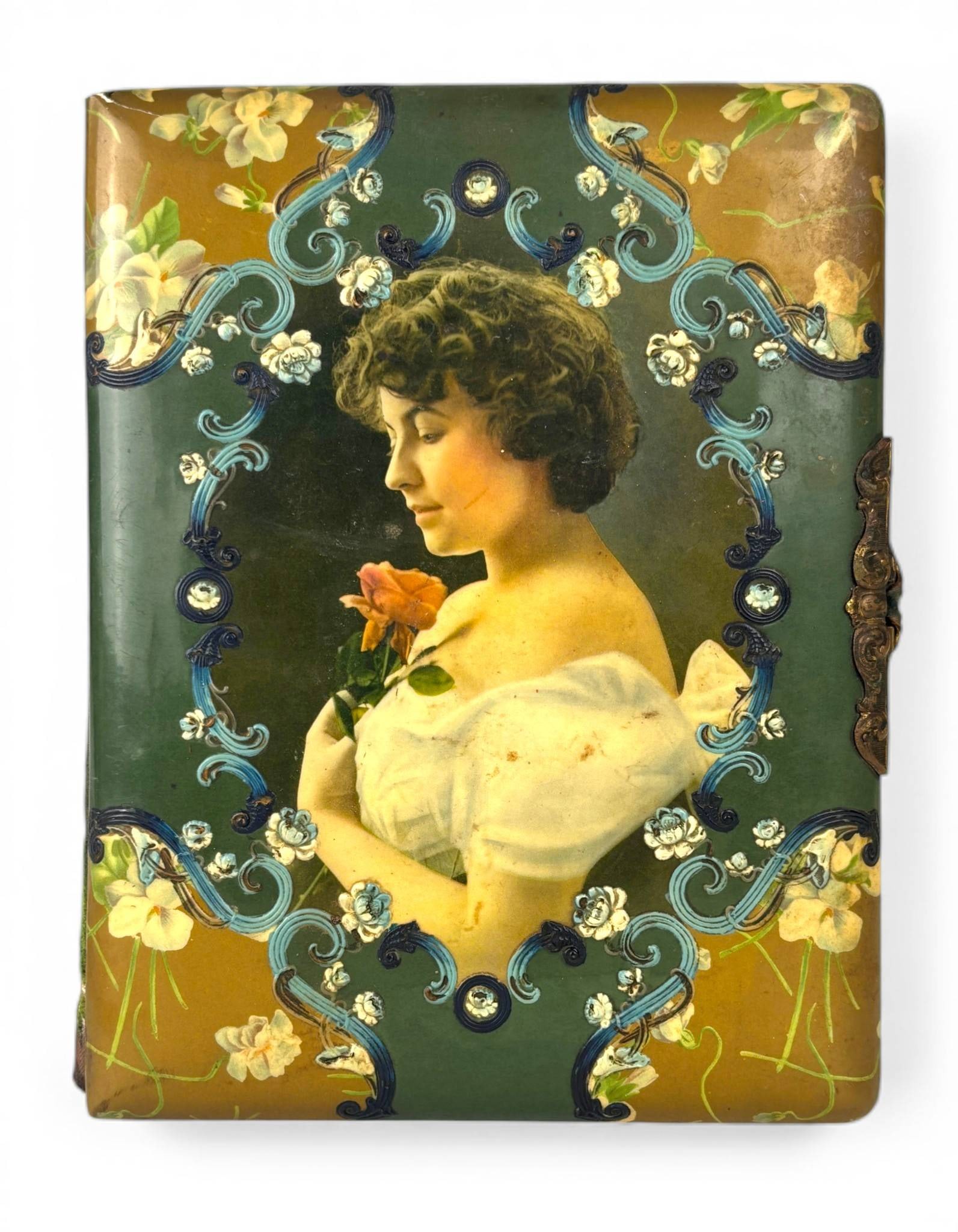 Victorian Era Photo Album with Decorative Cover and Clasp (1 of 14)