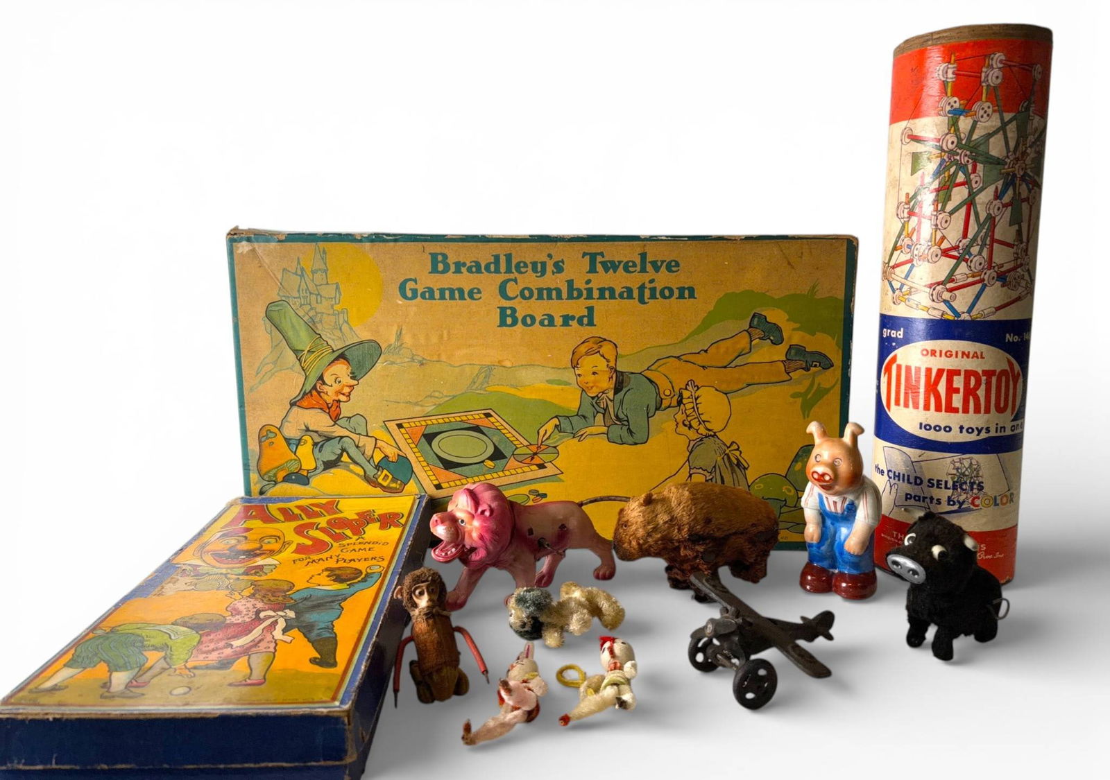 Vintage Toys and Games, Including Milton Bradleys 12 Games Board (1 of 12)