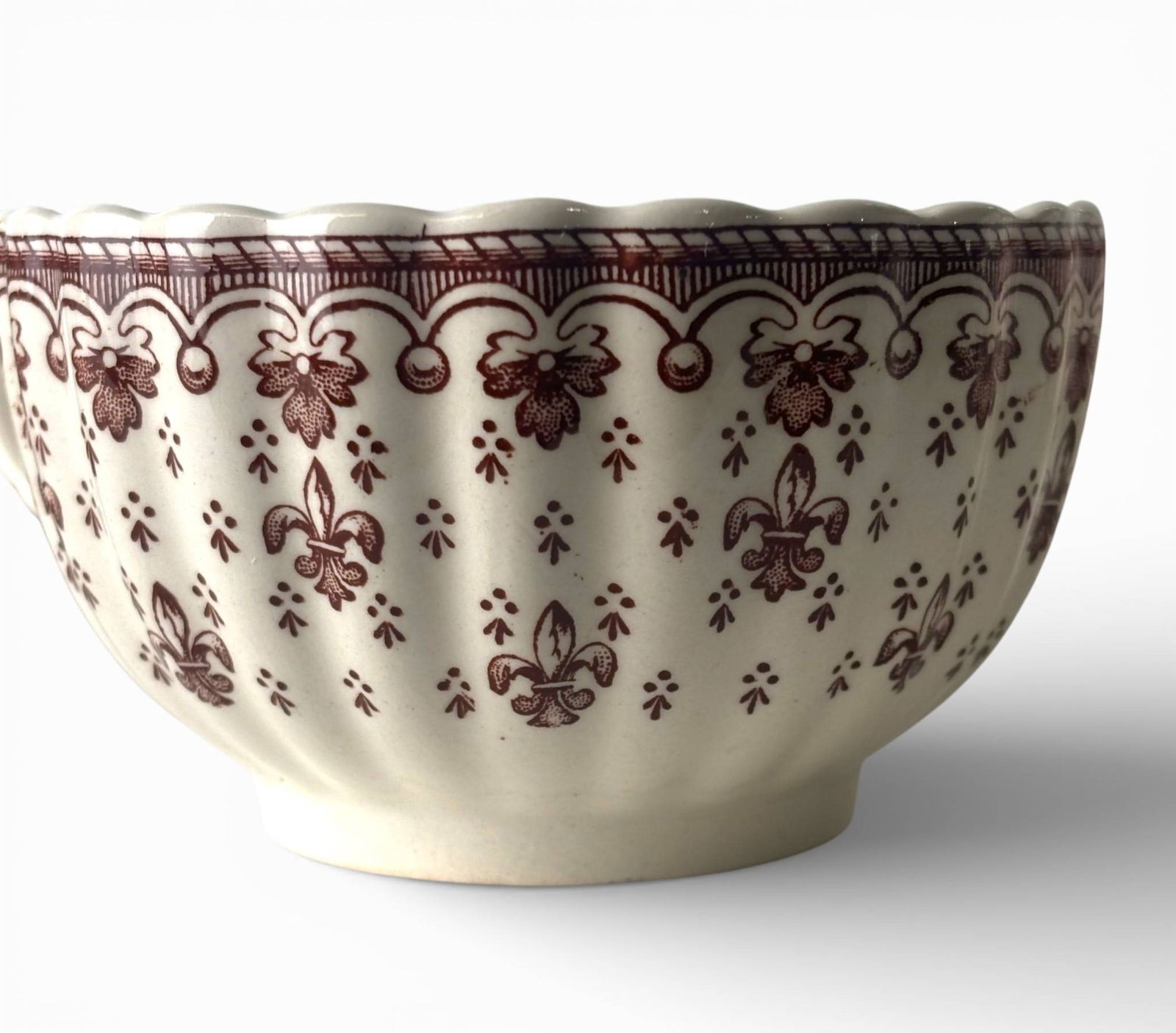 20 Spode Brown Fleur de Lys Teacups (1 of 9)