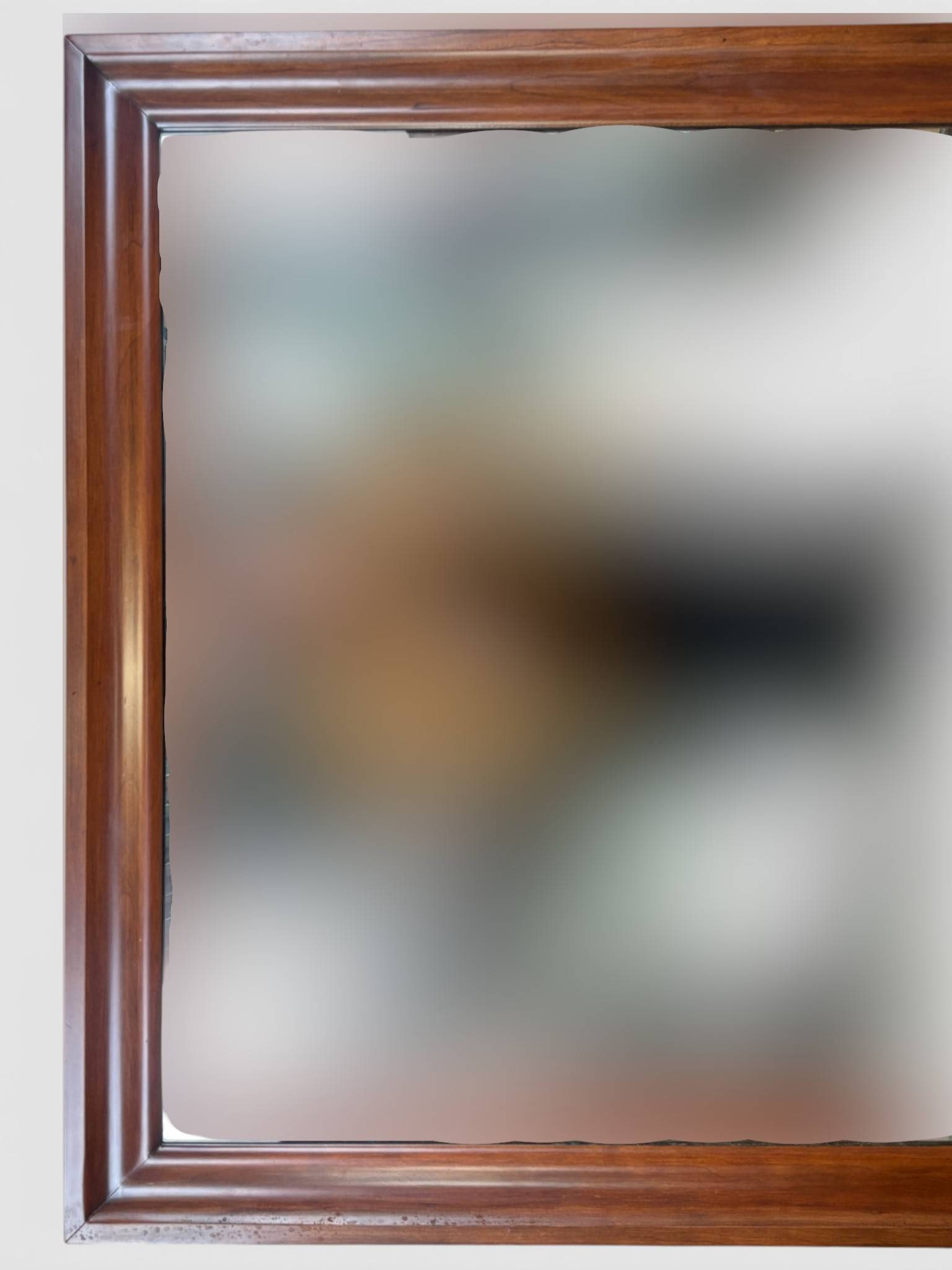 Henkel Harris Rectangular Wood Framed Mirror - 3