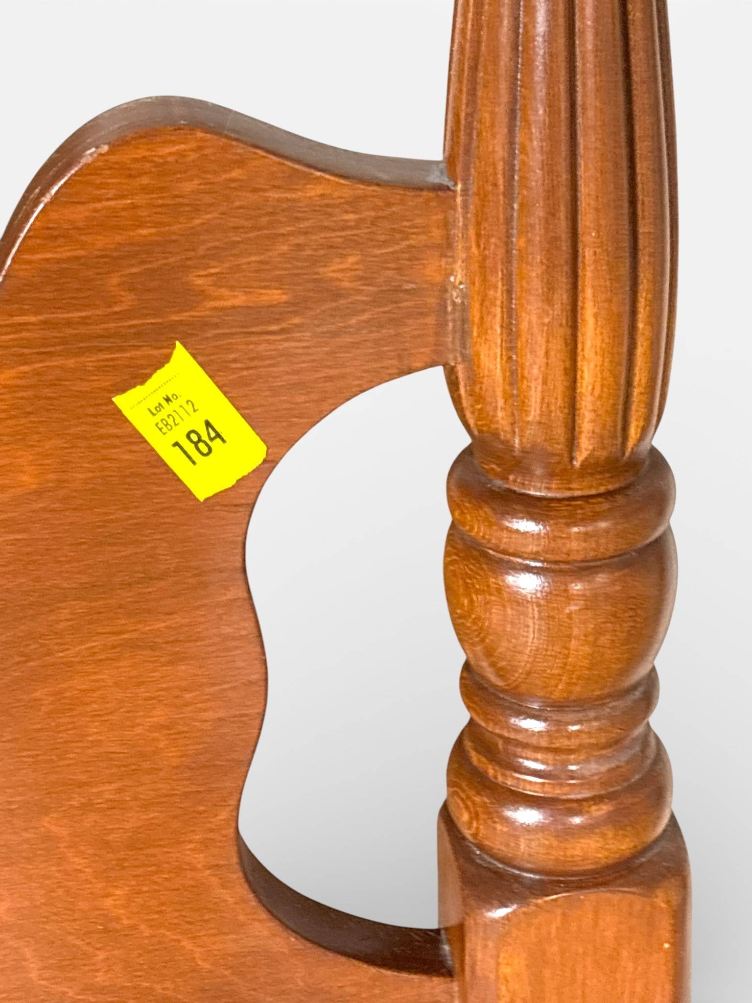 1930s Full Size Maple Bed Frame with Turned Posts - 9