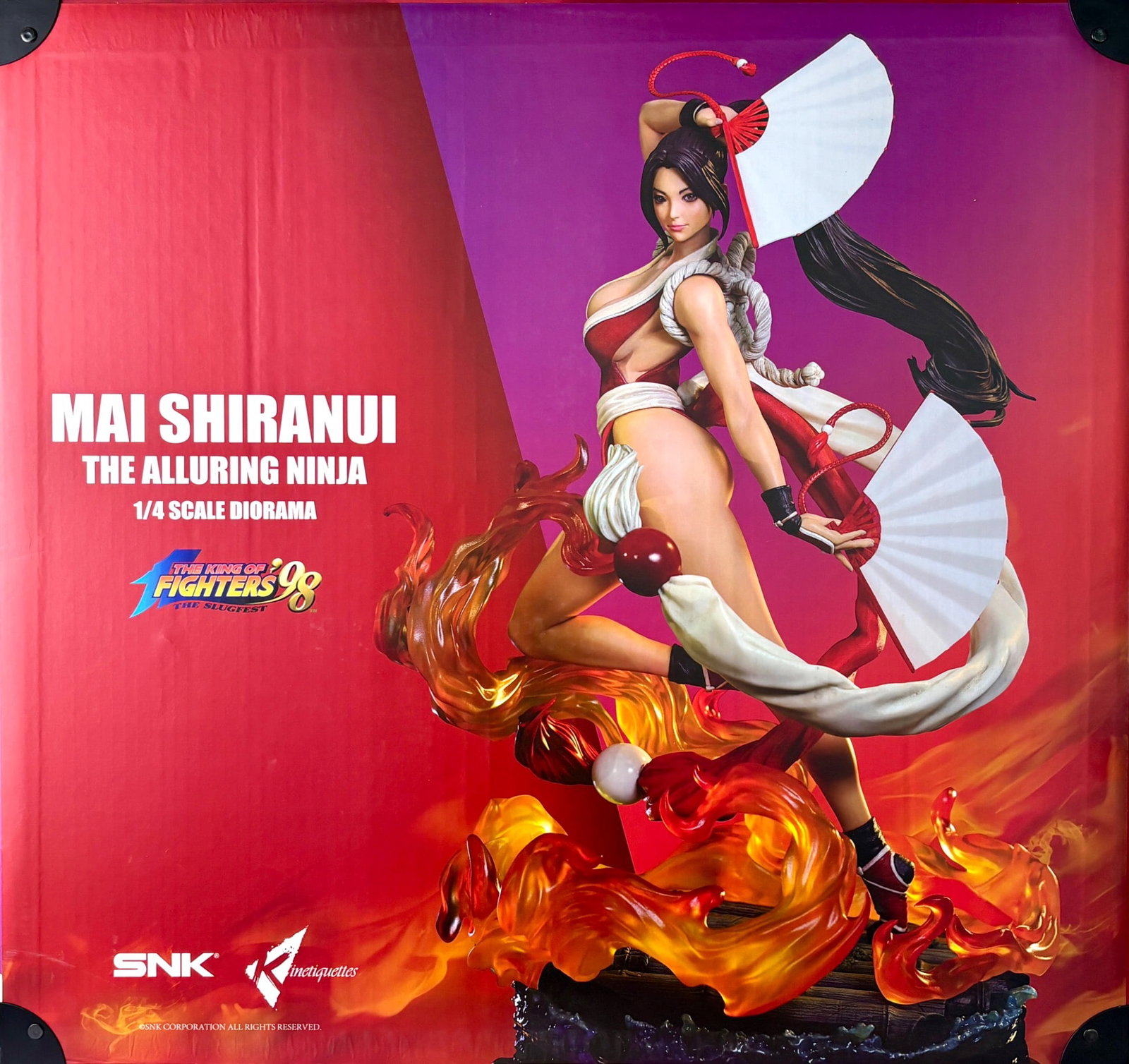 Mai Shiranui Alluring Ninja Diorama Kinetiquettes (1 of 8)