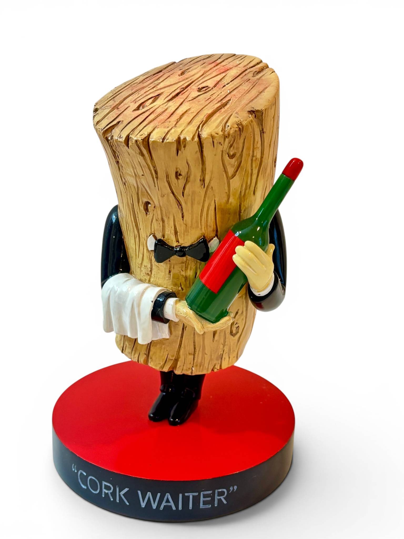 Michael Godard Signed Cork Waiter Sculpture in BOX (1 of 14)