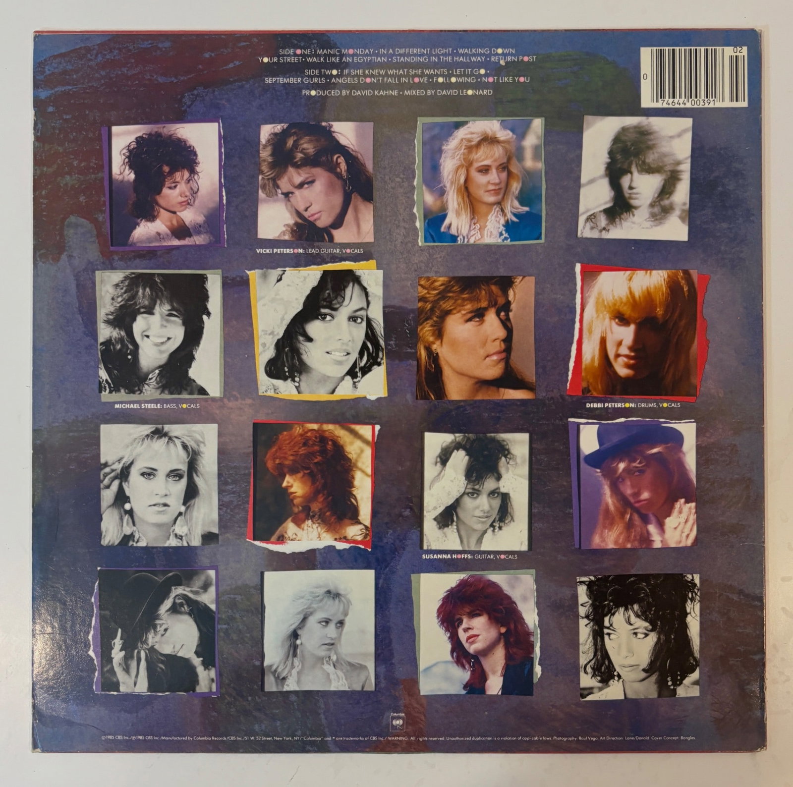 The Bangles Signed Different Light Record with COA - 7