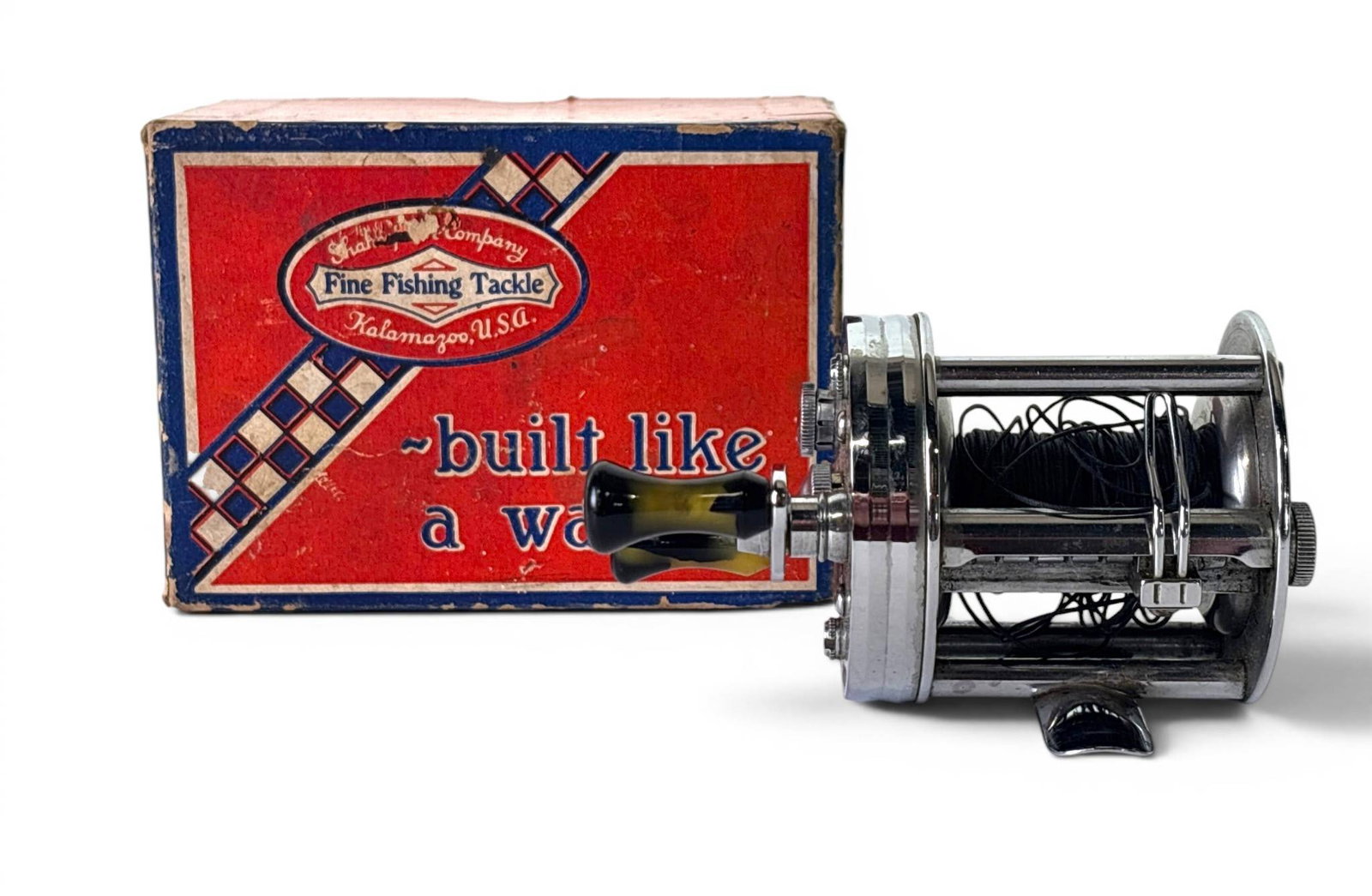Shakespeare Tackle Reel with Original Box 1920 Wondereel (1 of 12)