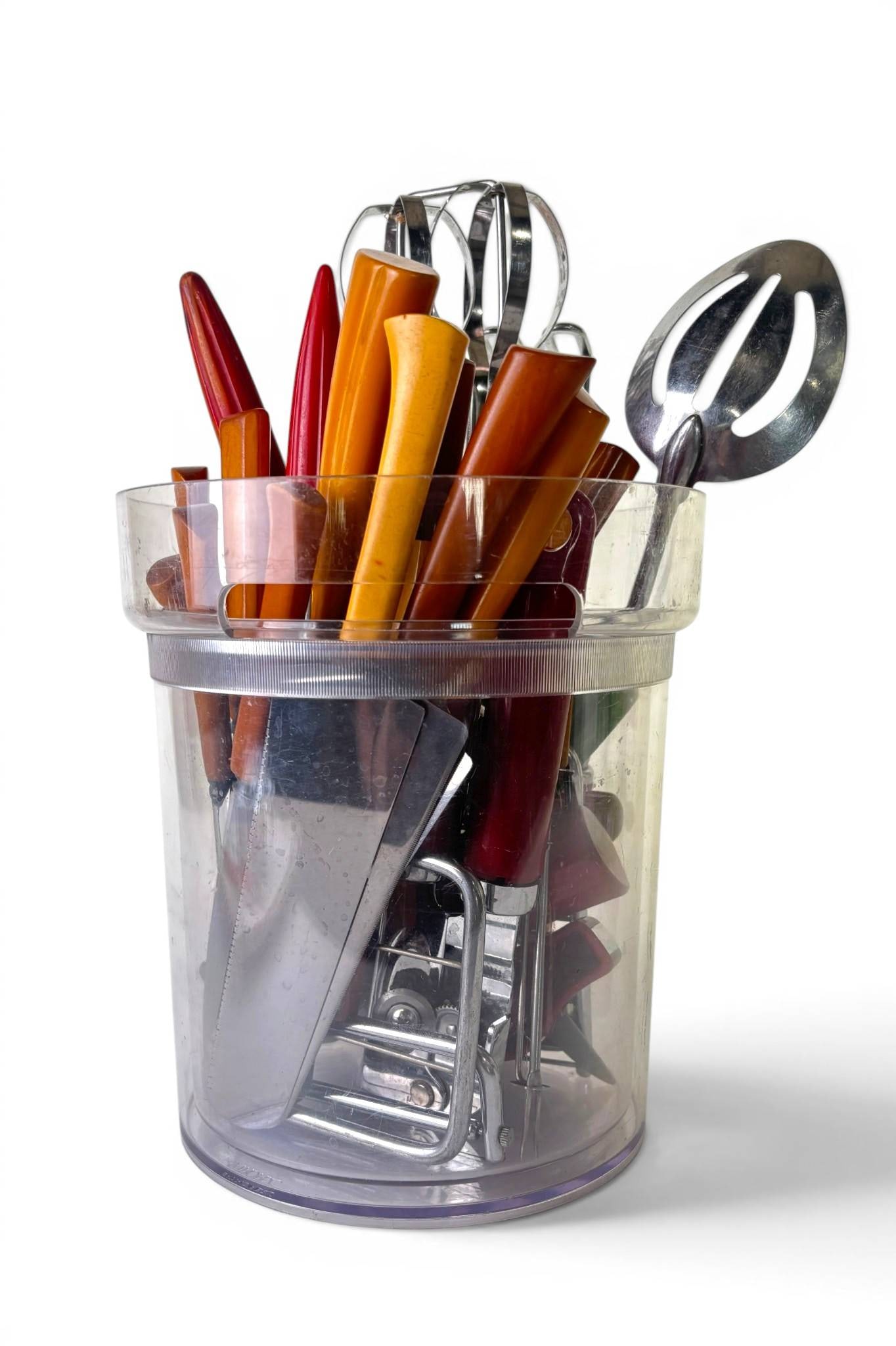 Kitchen Utensils and Knives with Bakelite Handles (1 of 11)