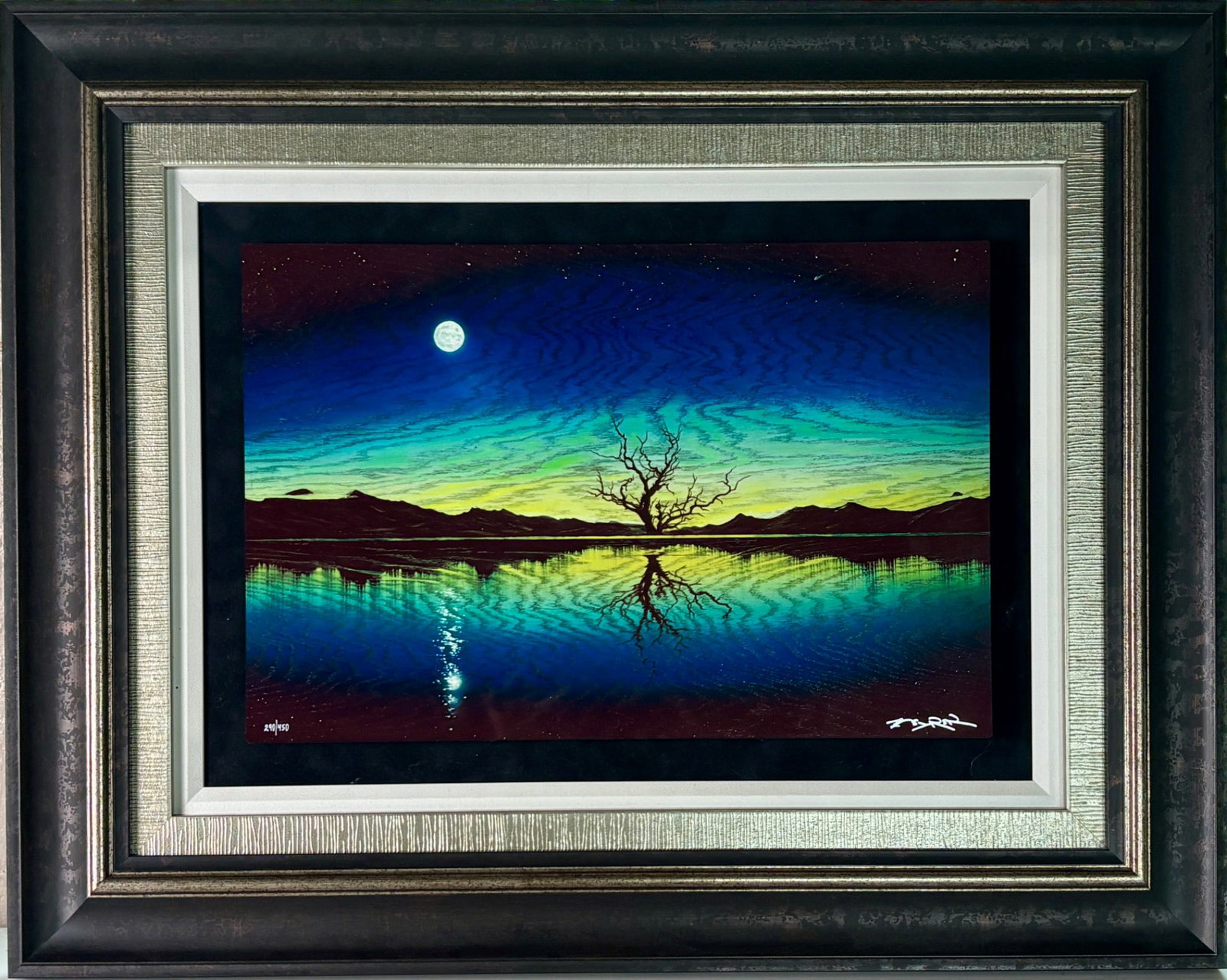 “Goodbye Blue Sky?? Caldograph by Matt Breyer, Framed (1 of 8)
