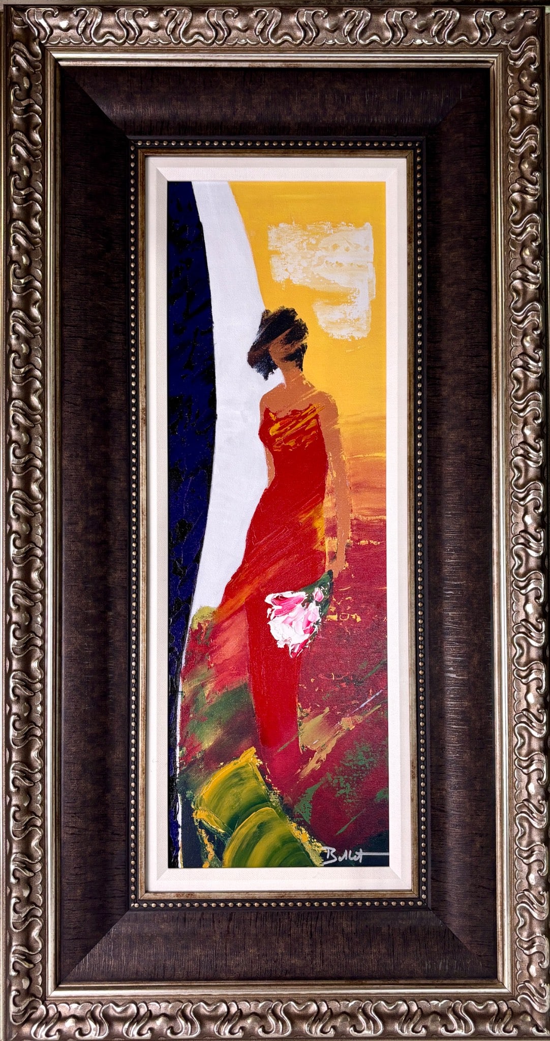 Dans Le Vent Emile Bellet, Embellished Giclee on Canvas (1 of 9)