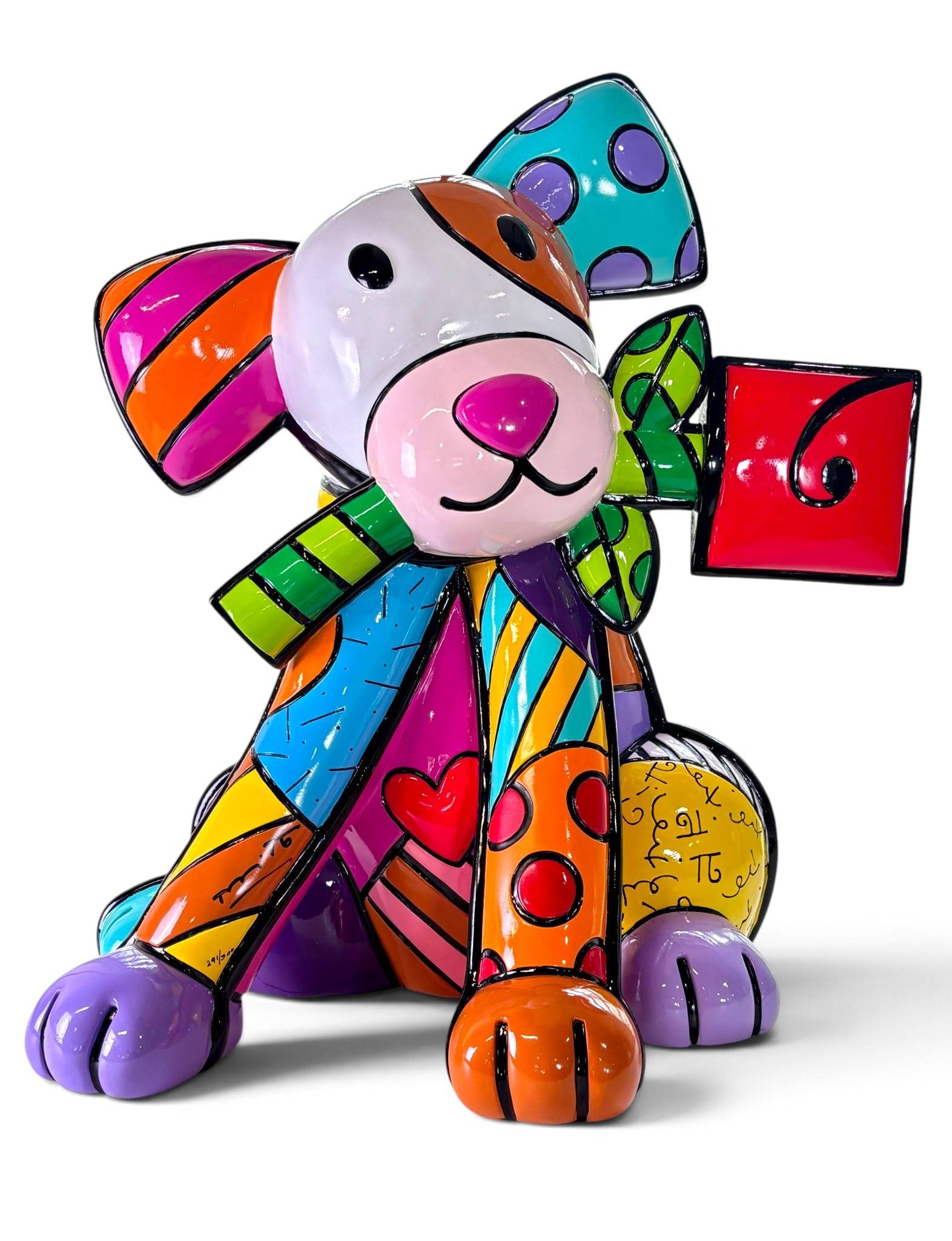 For You Hand-Painted Limited Edition Sculpture by Romero Britto (1 of 11)