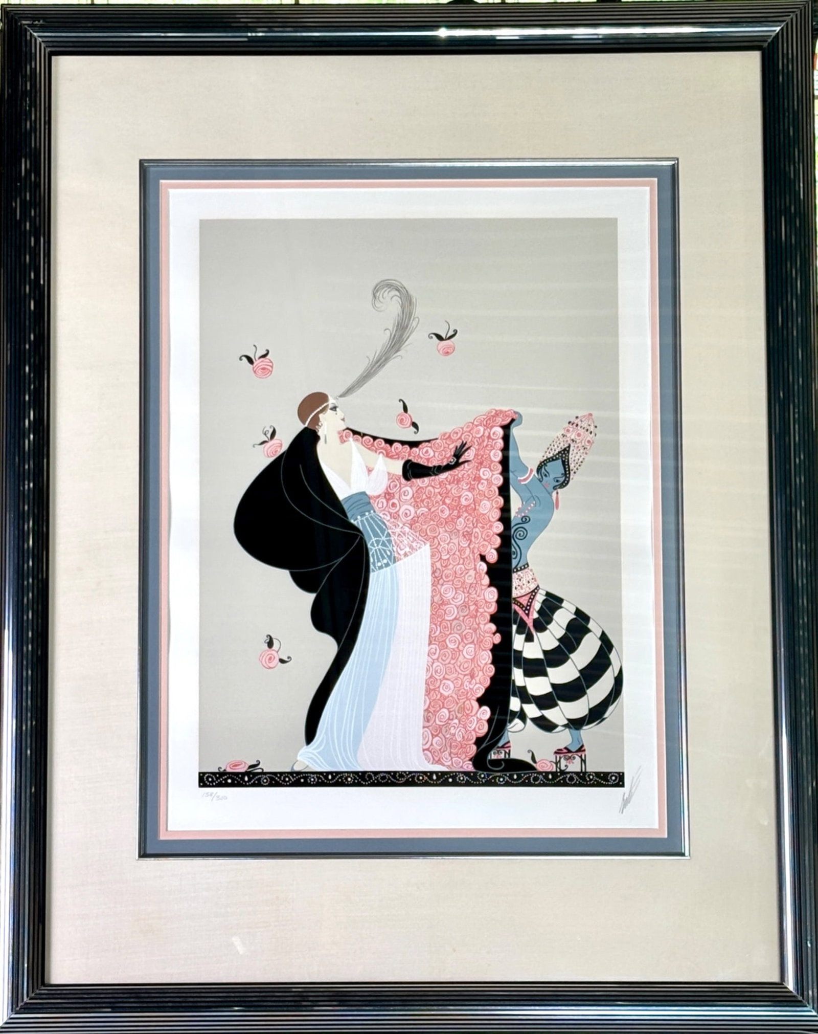 Erte ‘The Flowered Cape’ AP 20/60 Signed Serigraph (1 of 1)