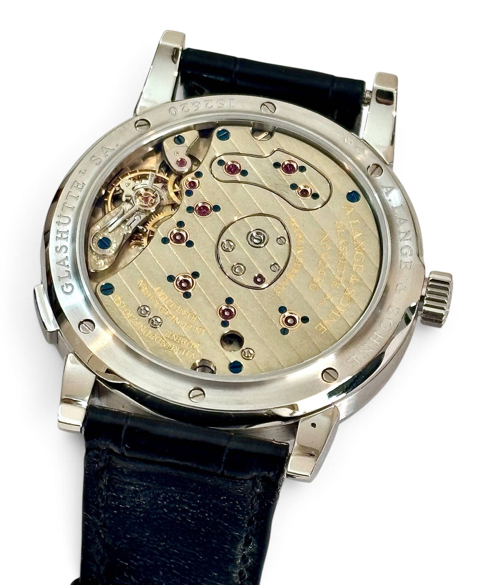 A. Lange & Söhne Platinum Moon Phase 1 Watch with Box - 3