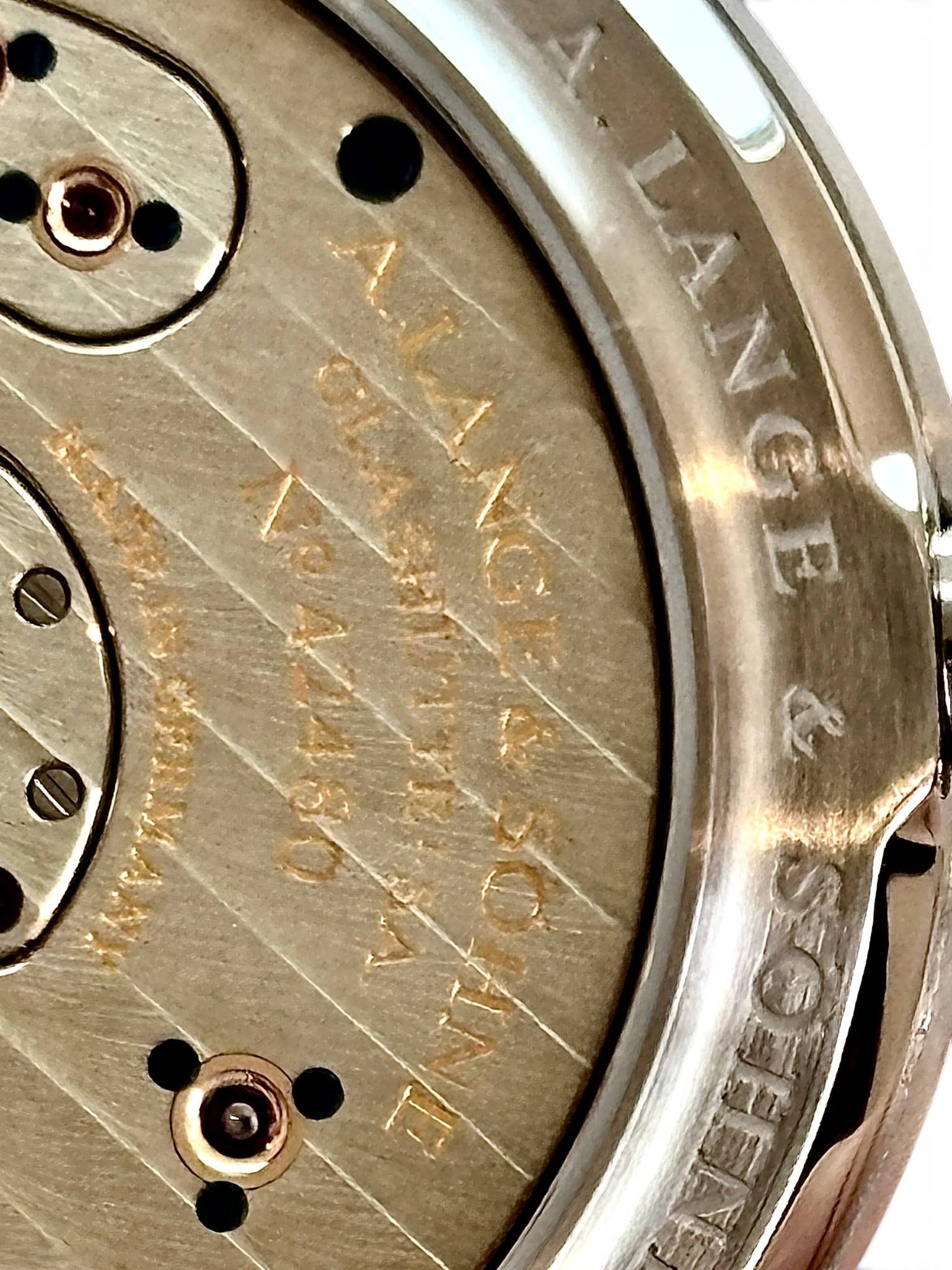 A. Lange & Söhne Platinum Moon Phase 1 Watch with Box - 6