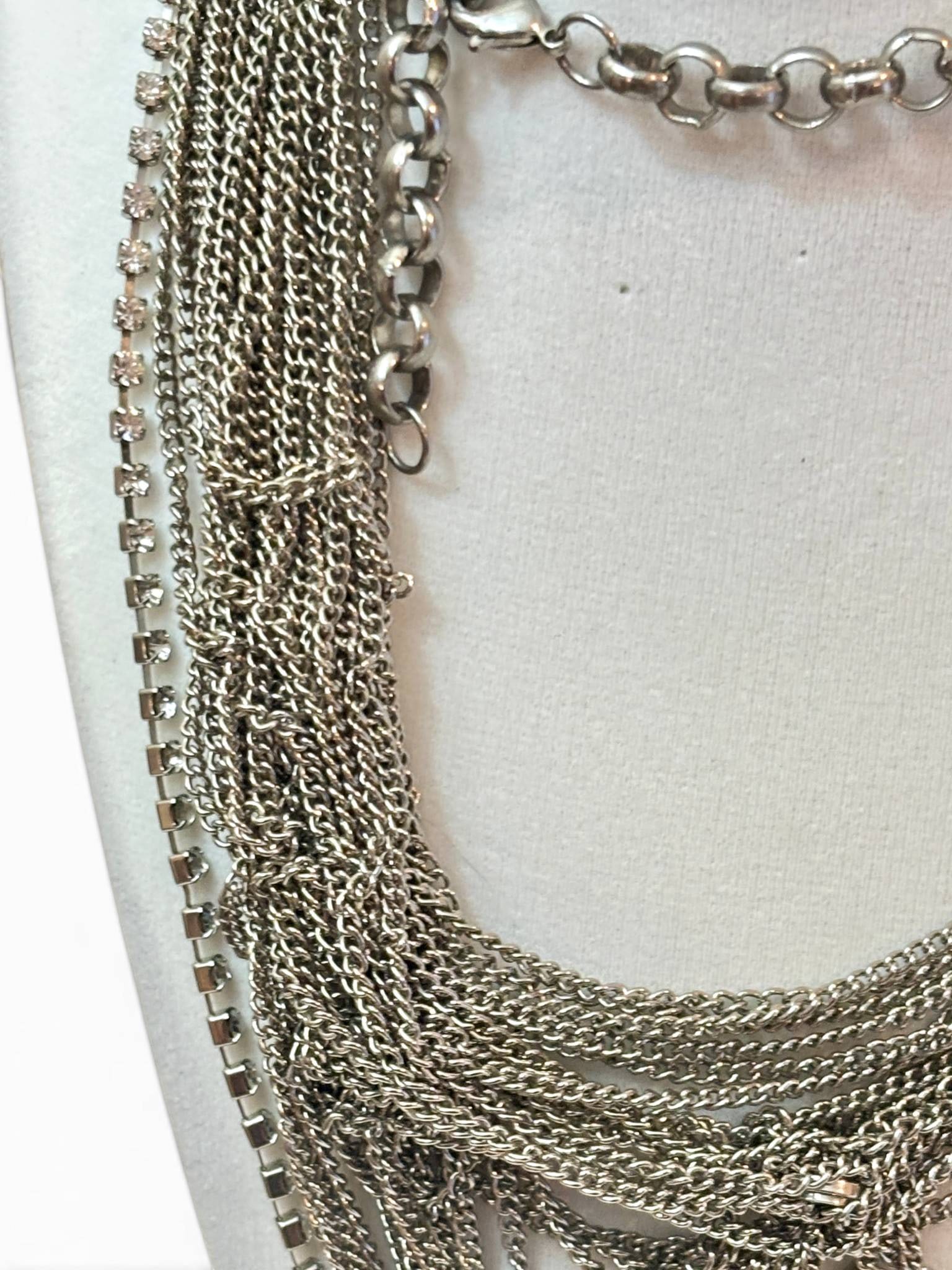 Multi-Strand Magnetic Chain Necklace - 2