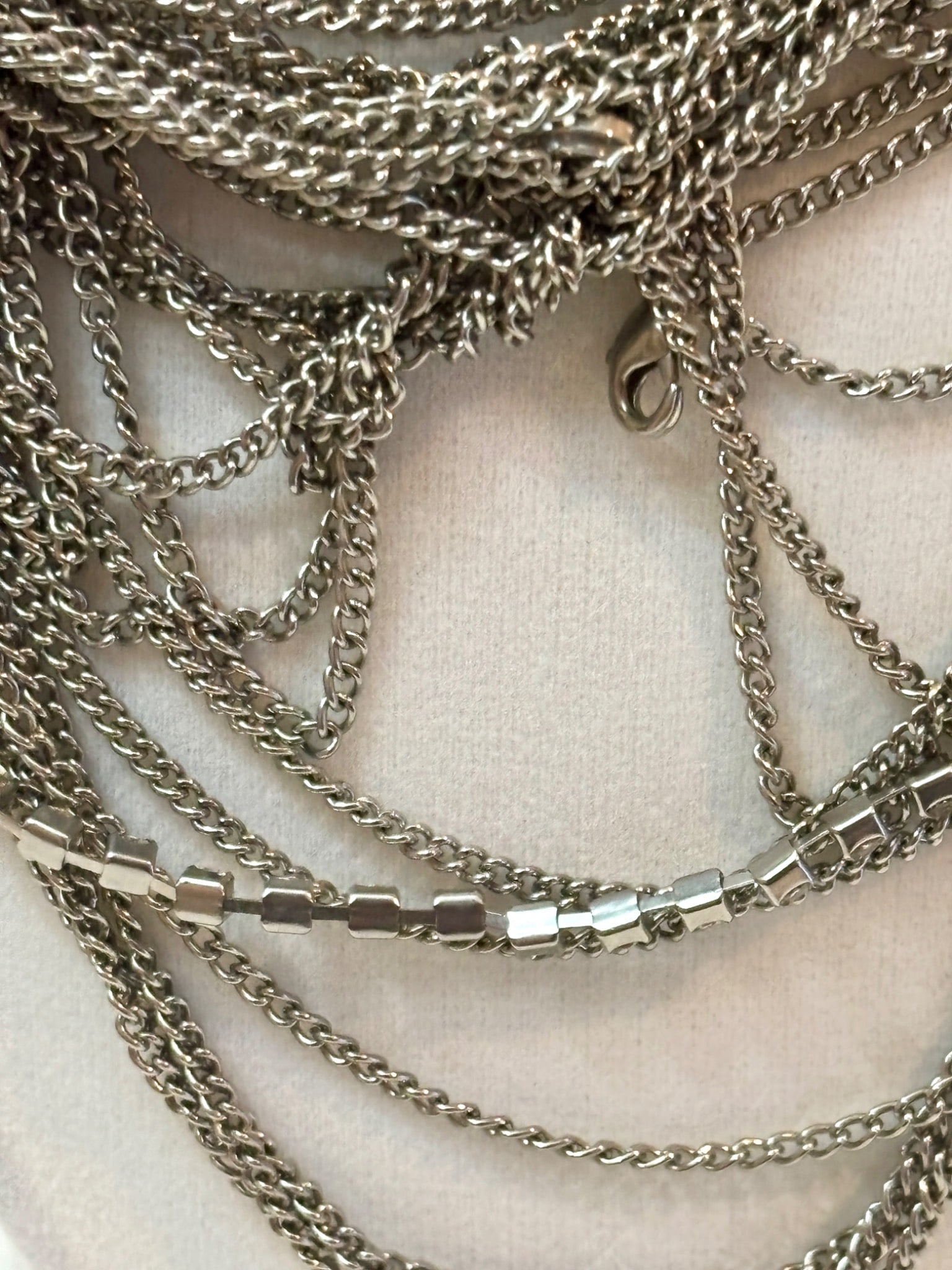 Multi-Strand Magnetic Chain Necklace - 4