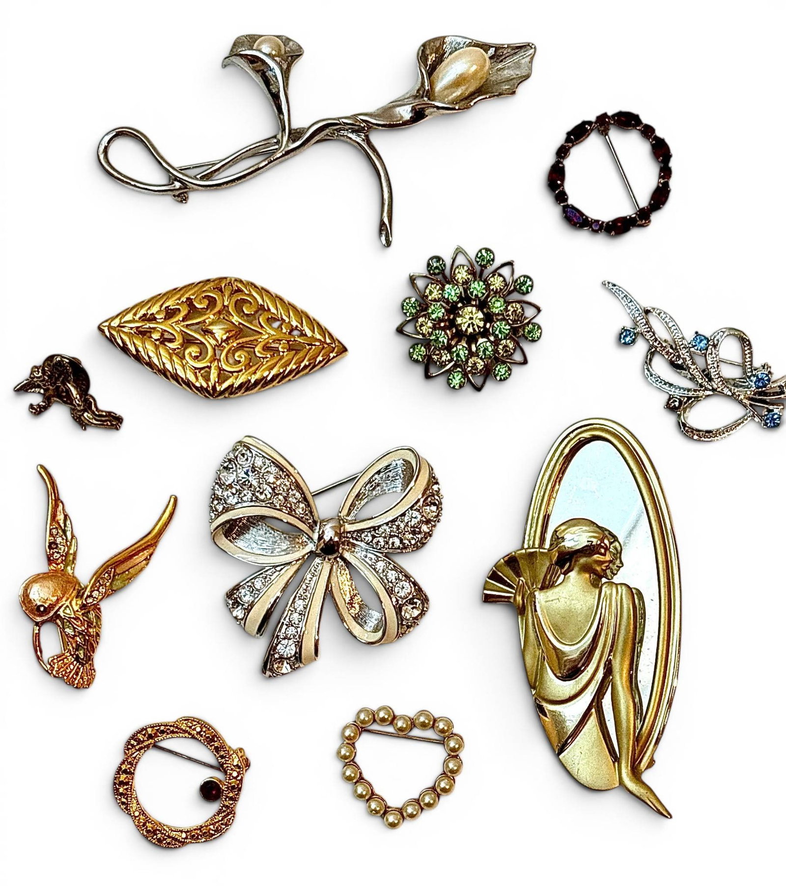 Costume Jewelry Brooch Collection Featuring Nolan Miller (1 of 8)