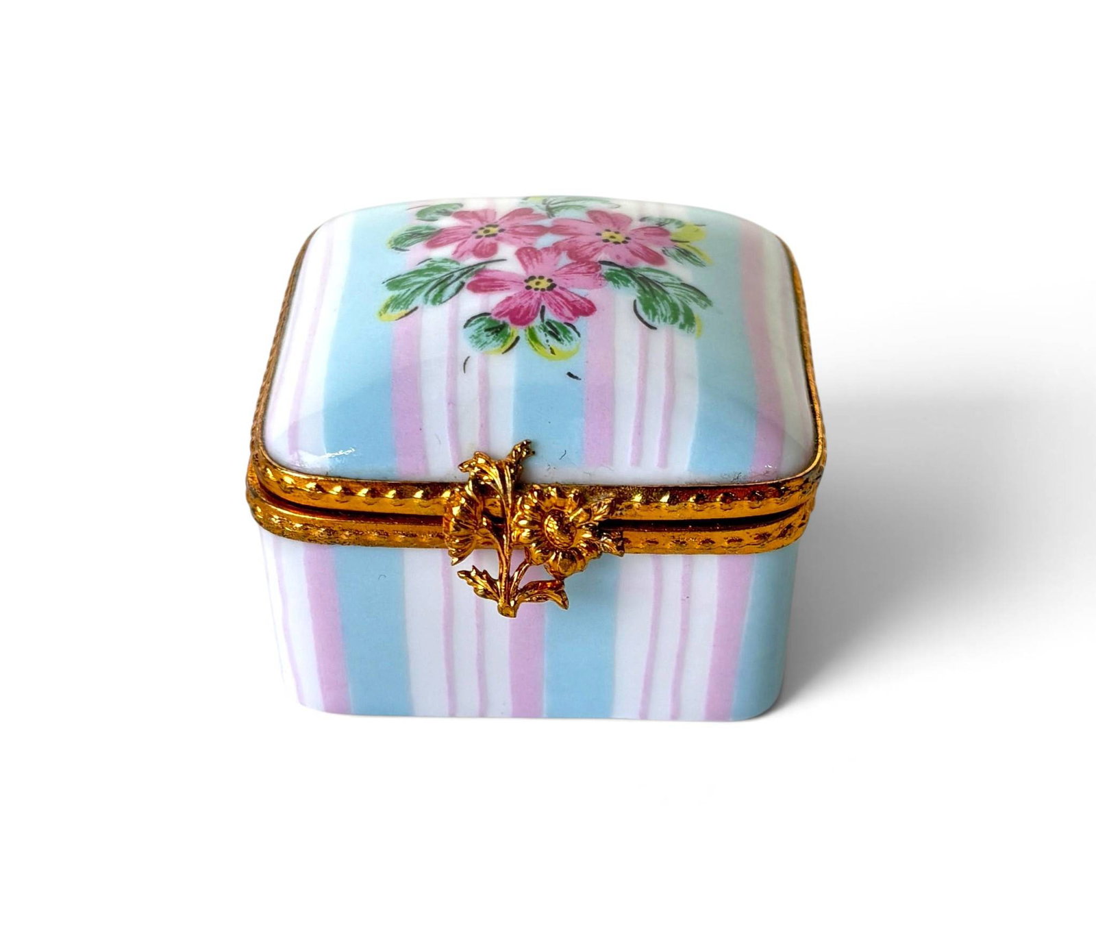Limoges France Hand-Painted Porcelain Trinket Box (1 of 9)