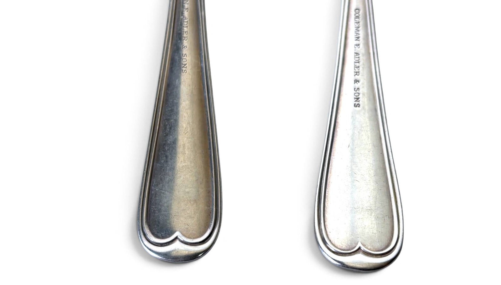 Monogramed Sterling Silver Flatware Set - 11