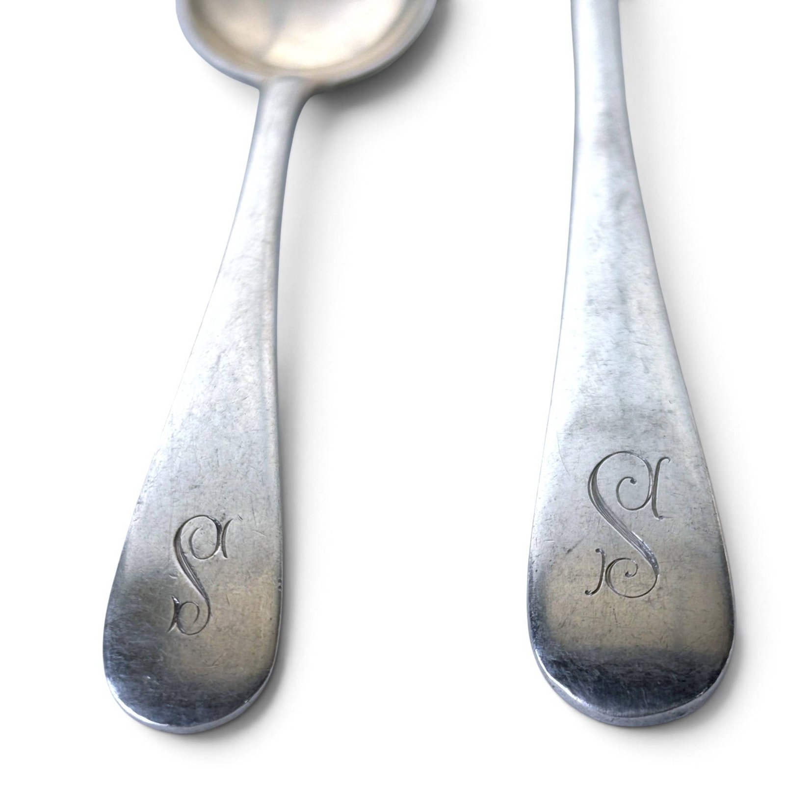 Monogramed Sterling Silver Flatware Set - 2