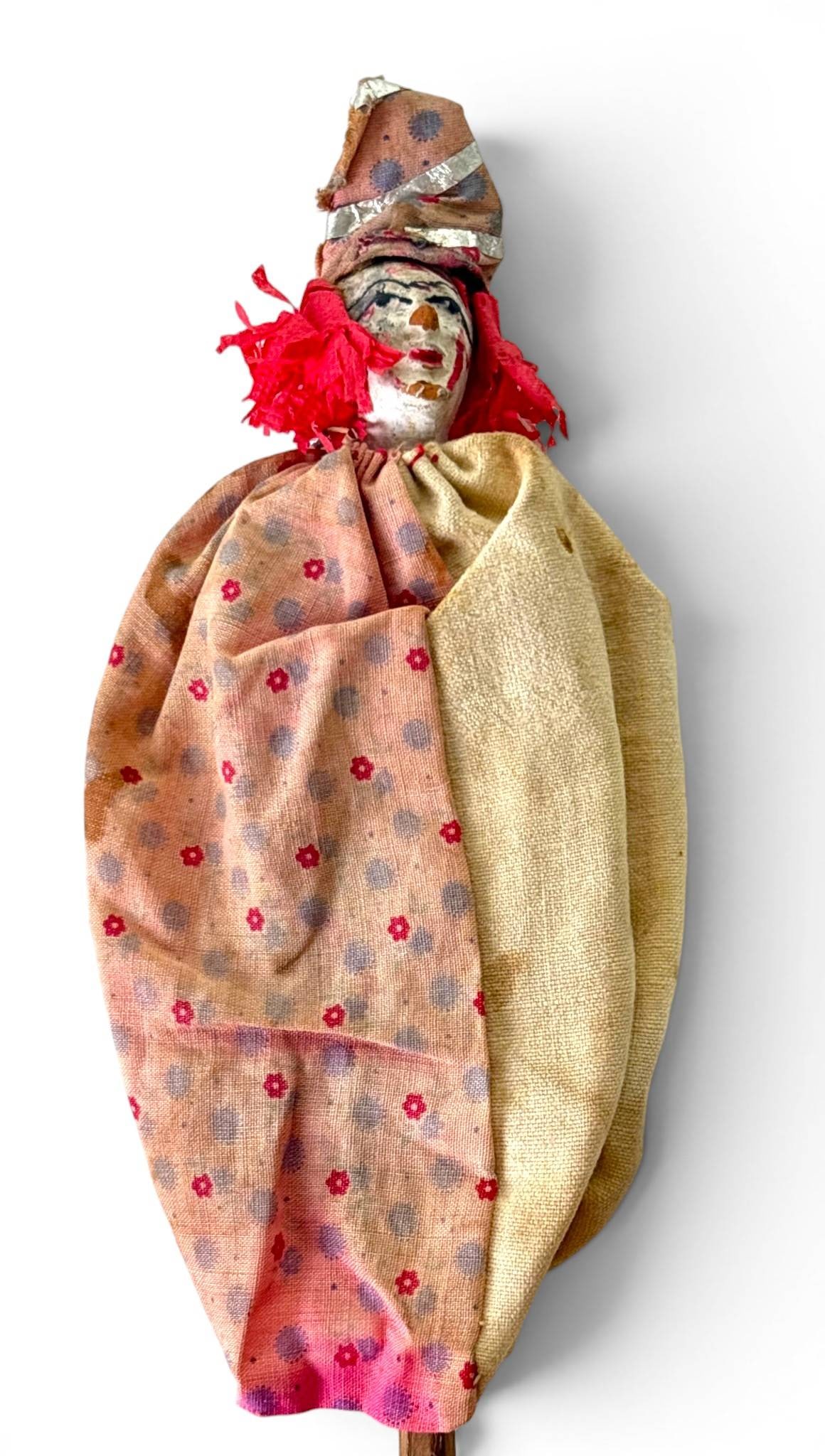 Mexican Composite Clown Puppet with Hand-Painted Face (1 of 5)
