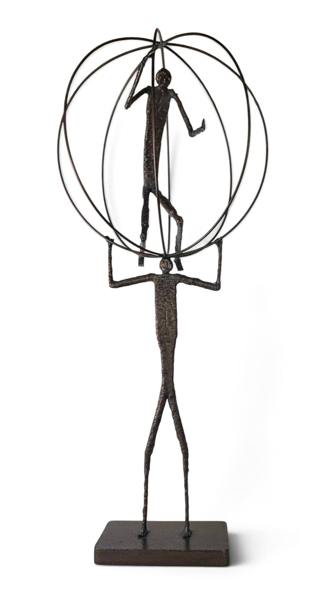 Giacometti Style Mid-Century Figural Sculpture (1 of 9)