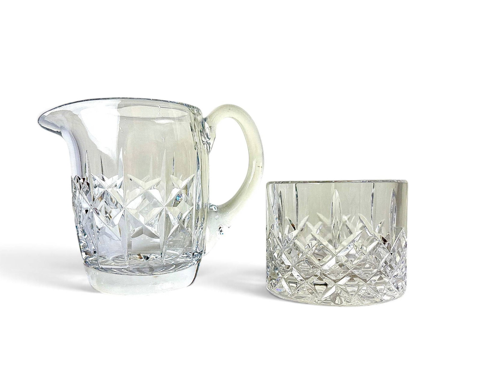 Waterford Lismore Crystal Creamer and Sugar Bowl Set (1 of 8)