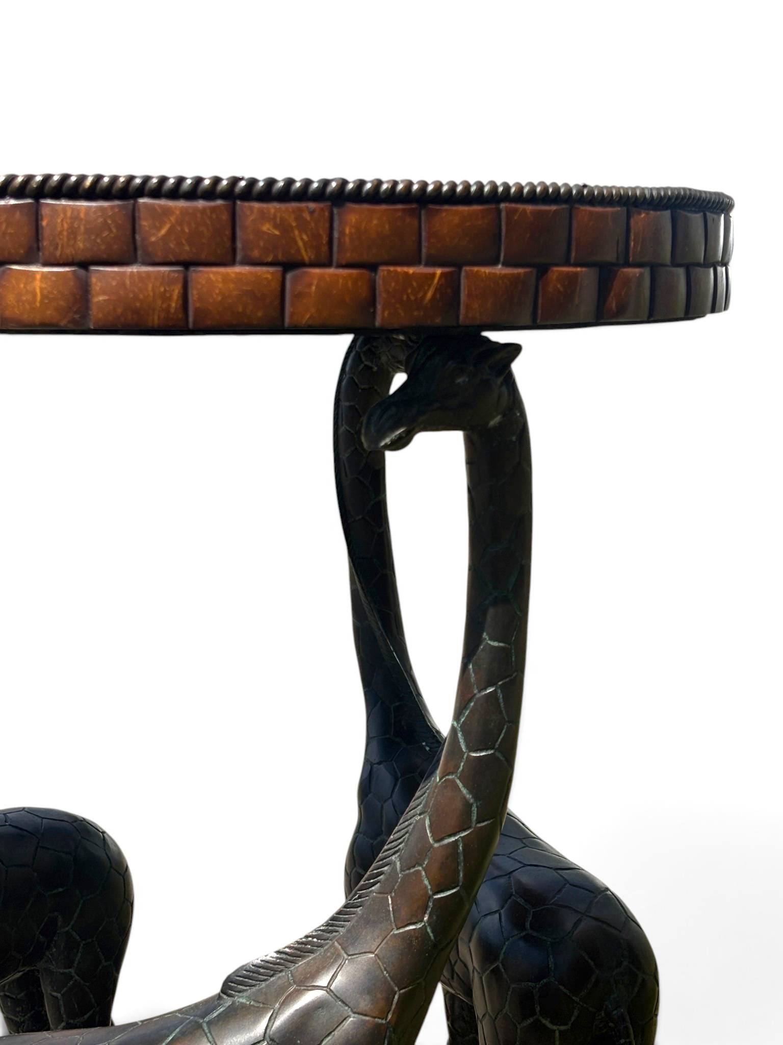Maitland Smith Giraffe End Table - 4