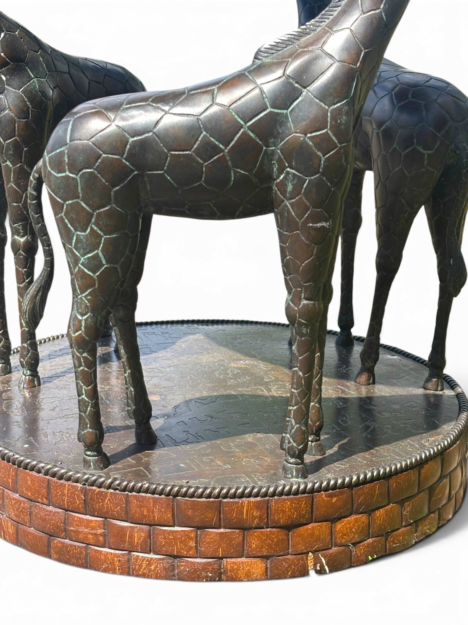 Maitland Smith Giraffe End Table - 5