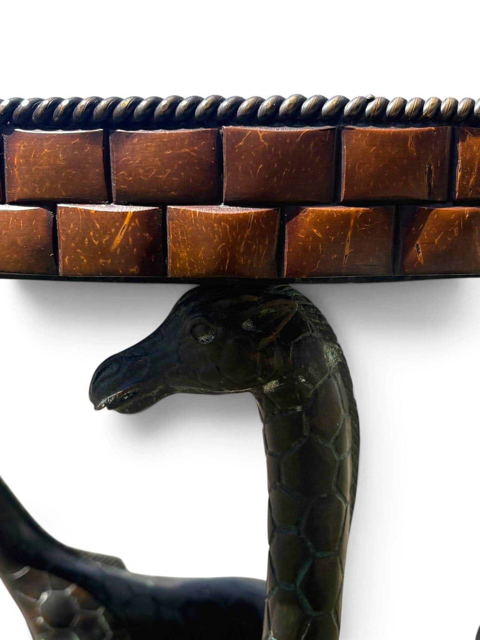 Maitland Smith Giraffe End Table - 7