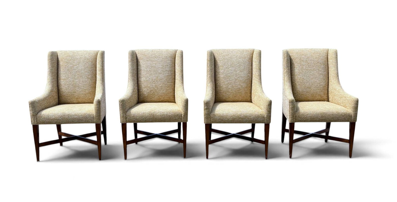 4 Swaim Upholstered Dining Armchairs (1 of 11)