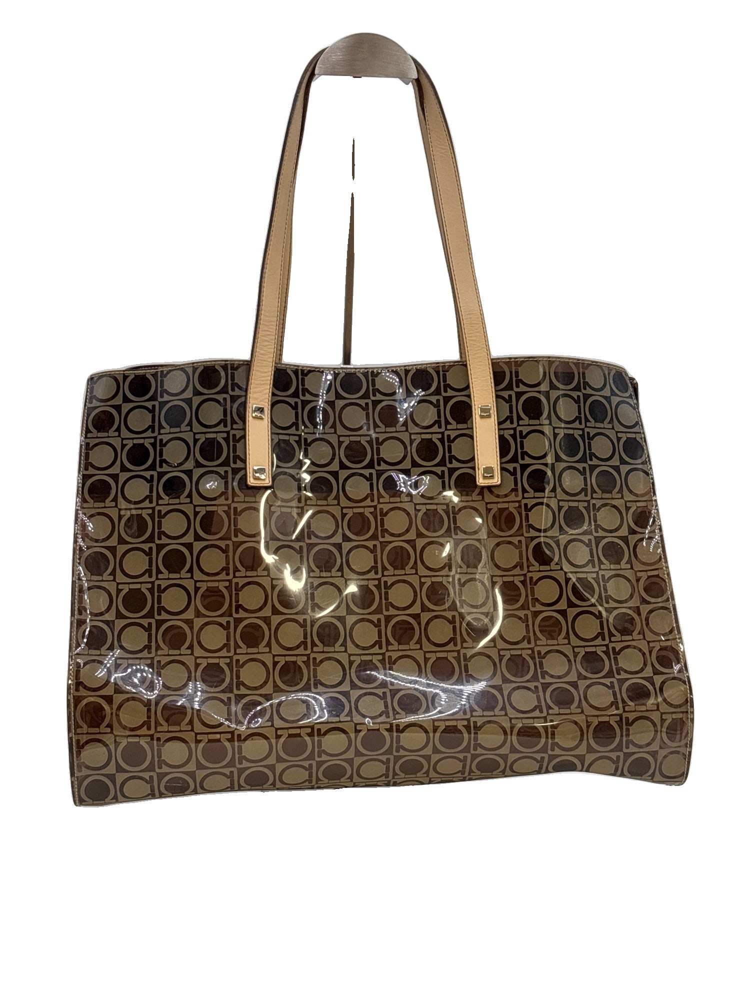 Salvatore Ferragamo Vinyl Tote Bag (1 of 6)