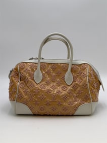 LV Monogram Bouclettes Speedy Round Rose