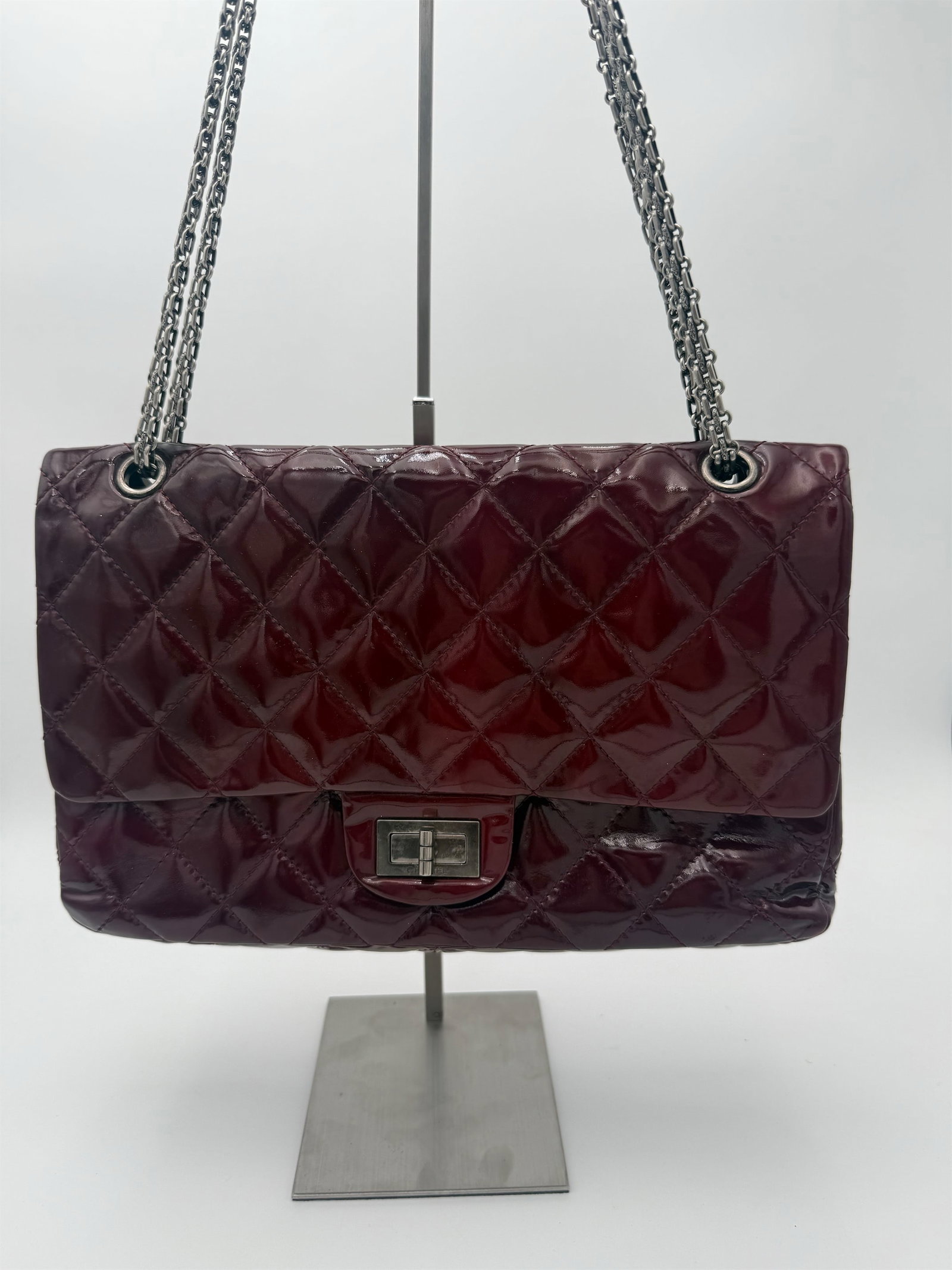 Chanel 2.55 Patent Leather Crossbody Bag (1 of 12)