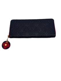 LOUIS VUITTON Clemence Wallet Marine Rouge