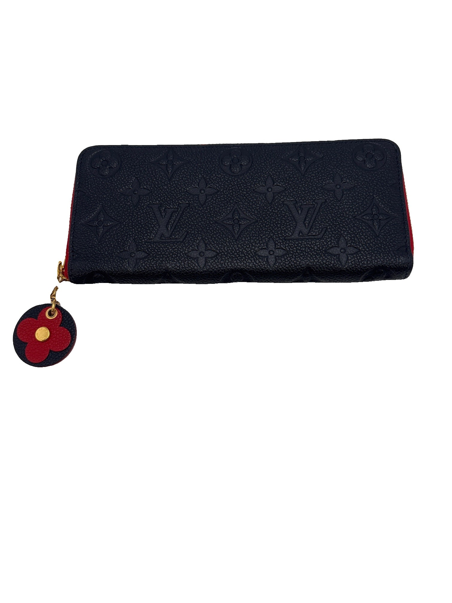 LOUIS VUITTON Clemence Wallet Marine Rouge (1 of 7)
