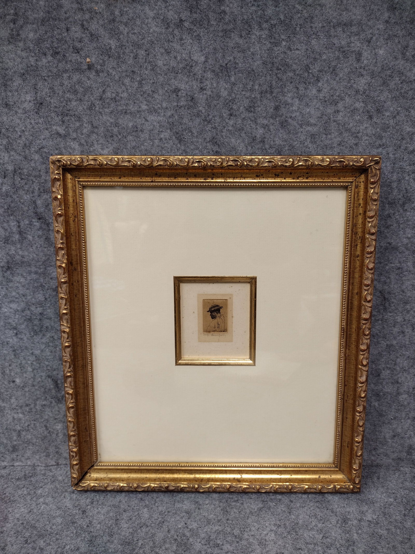 Antique Eugene Henri Beaufrere Signed Etching (1 of 9)