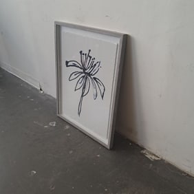 Framed Painting of Flower