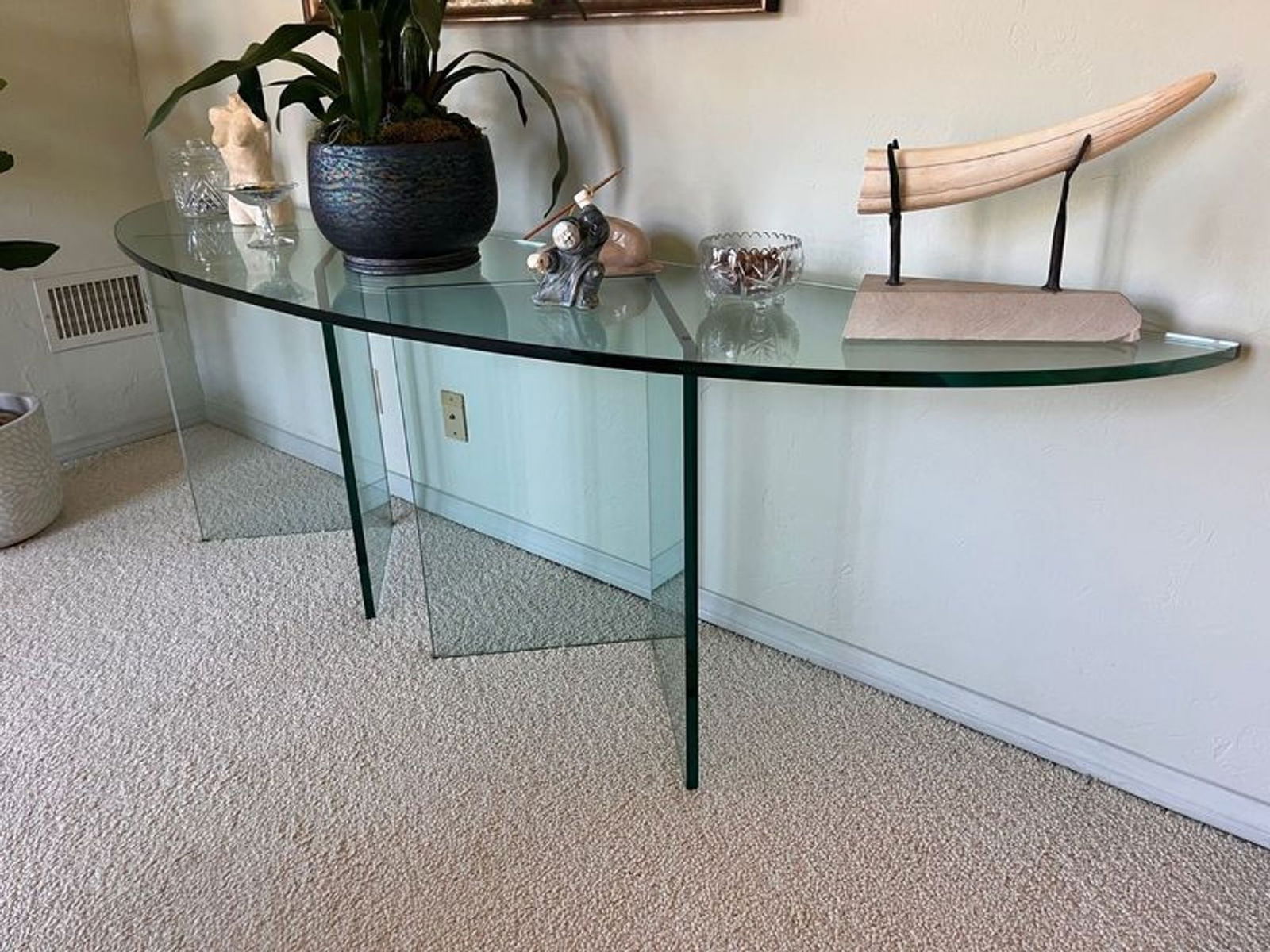 Glass Console Table