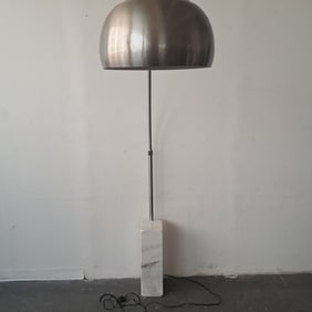 Floor Lamp with Marble Base