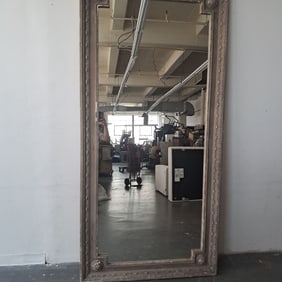Large Wood Framed Mirror