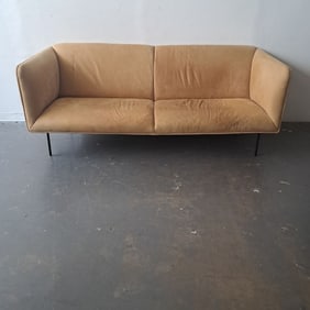 Blu Dot Leather Sofa