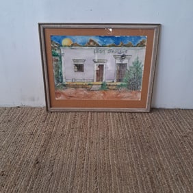 Framed Painting by C. Stewart T.S.