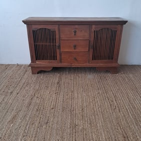 Balinese style Wooden Sideboard