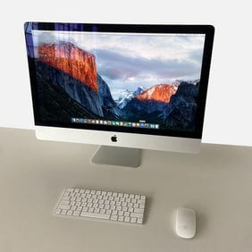 Apple iMac 27" with Keyboard and Mouse - Retina 5K, 27-inch, Late 2015